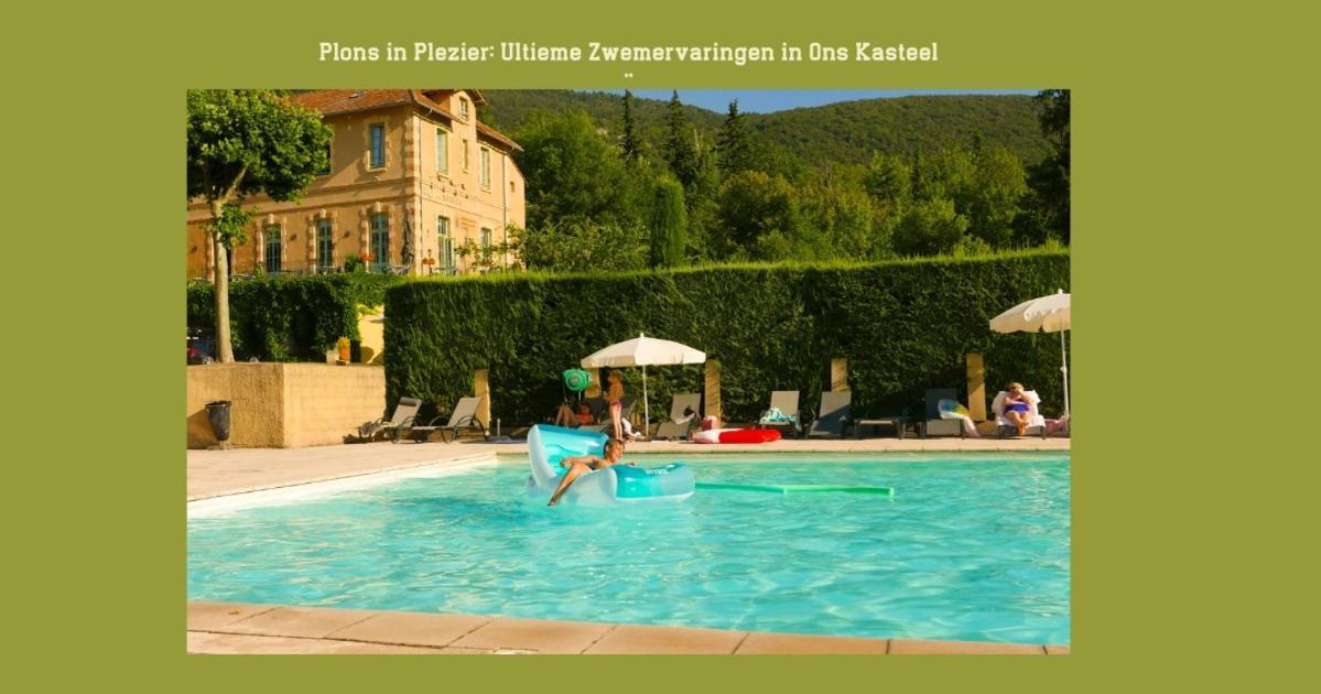 Chateau Des Gipieres Bij De Mont Ventoux مونتبرو - ليس بينز المظهر الخارجي الصورة